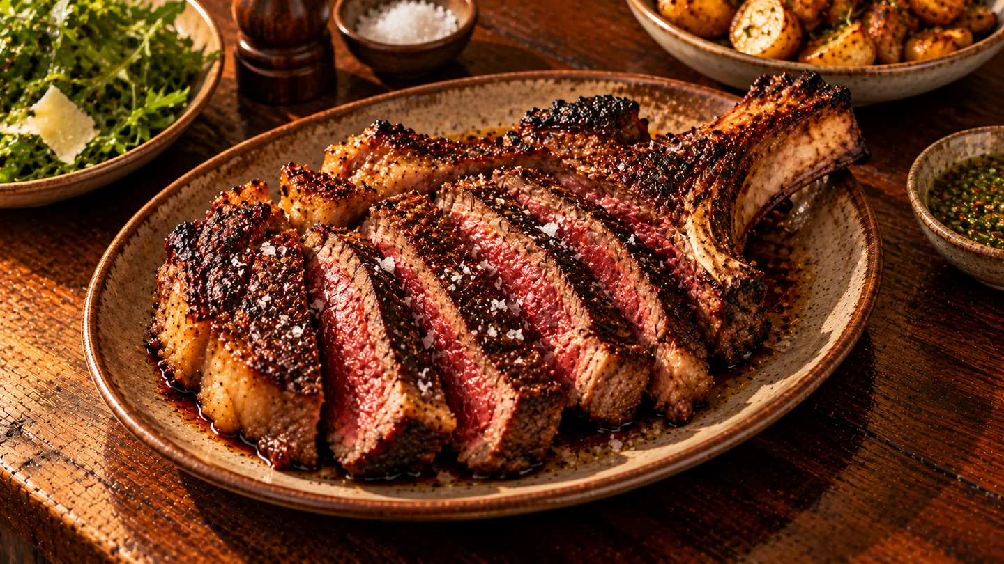 AI-made picture of Rubia Gallega rib-eye