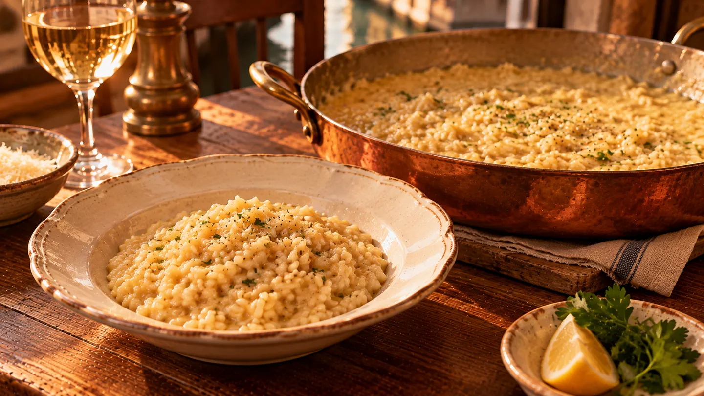 AI-made picture of Risotto di gò alla Buranella