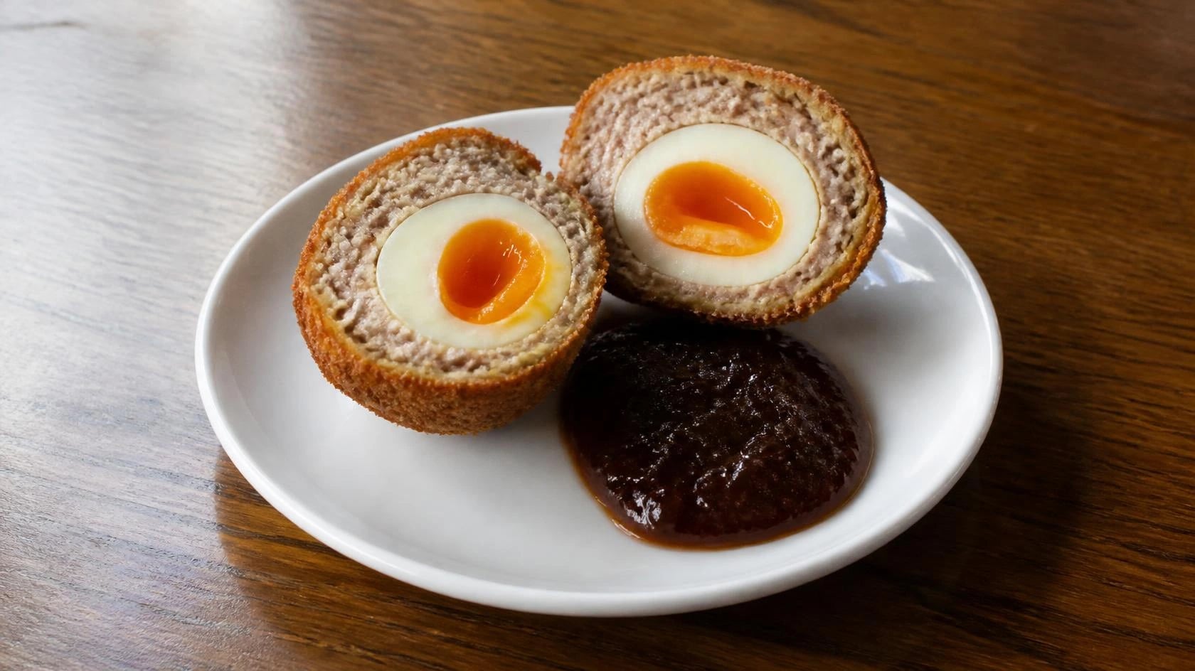 AI-made picture of Scotch Egg