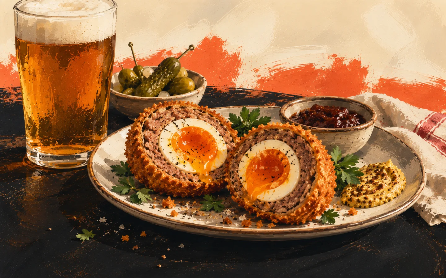 AI-made dish picture for The Pig and Butcher
