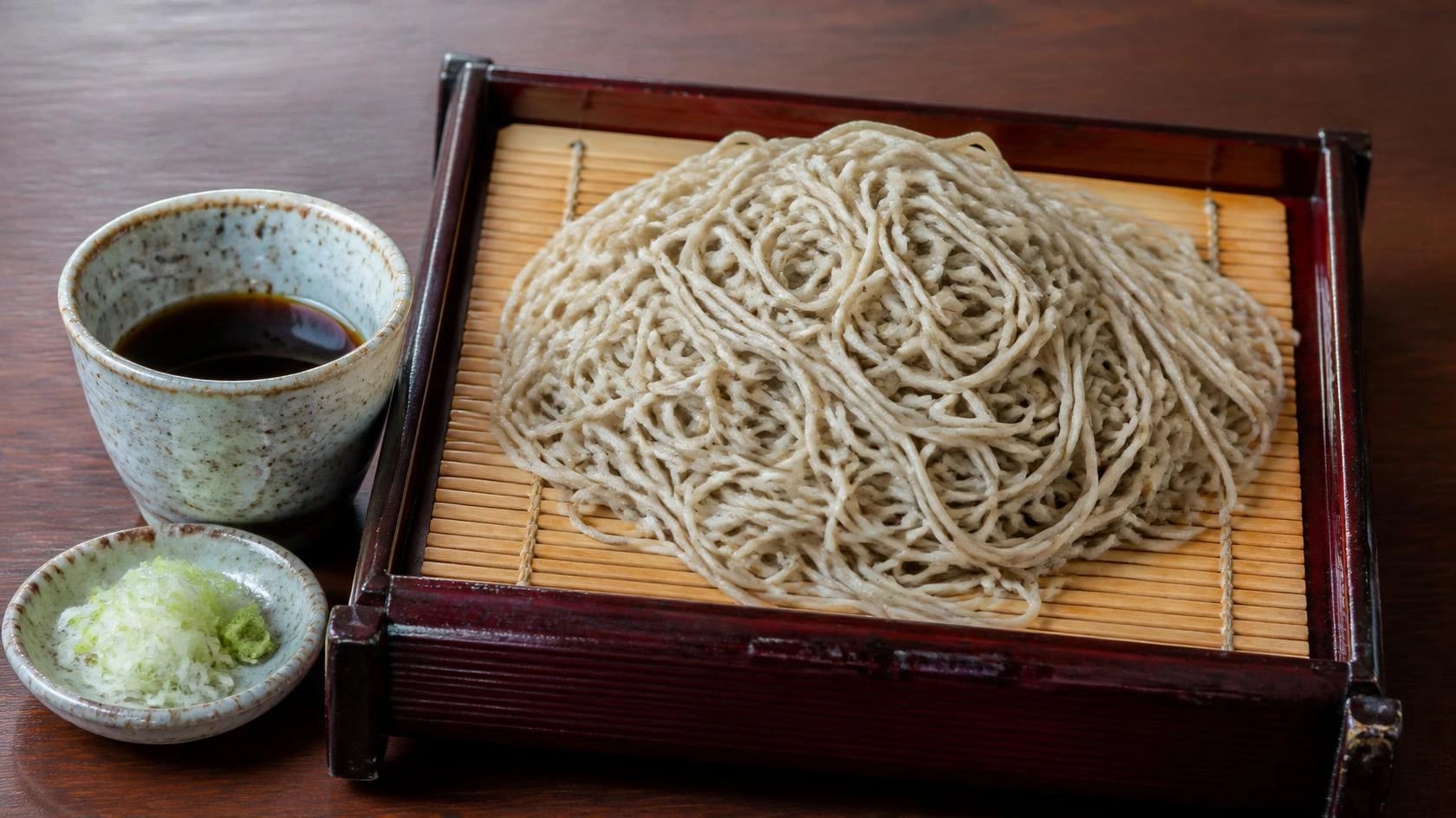 AI-made picture of Seirō soba (せいろうそば)