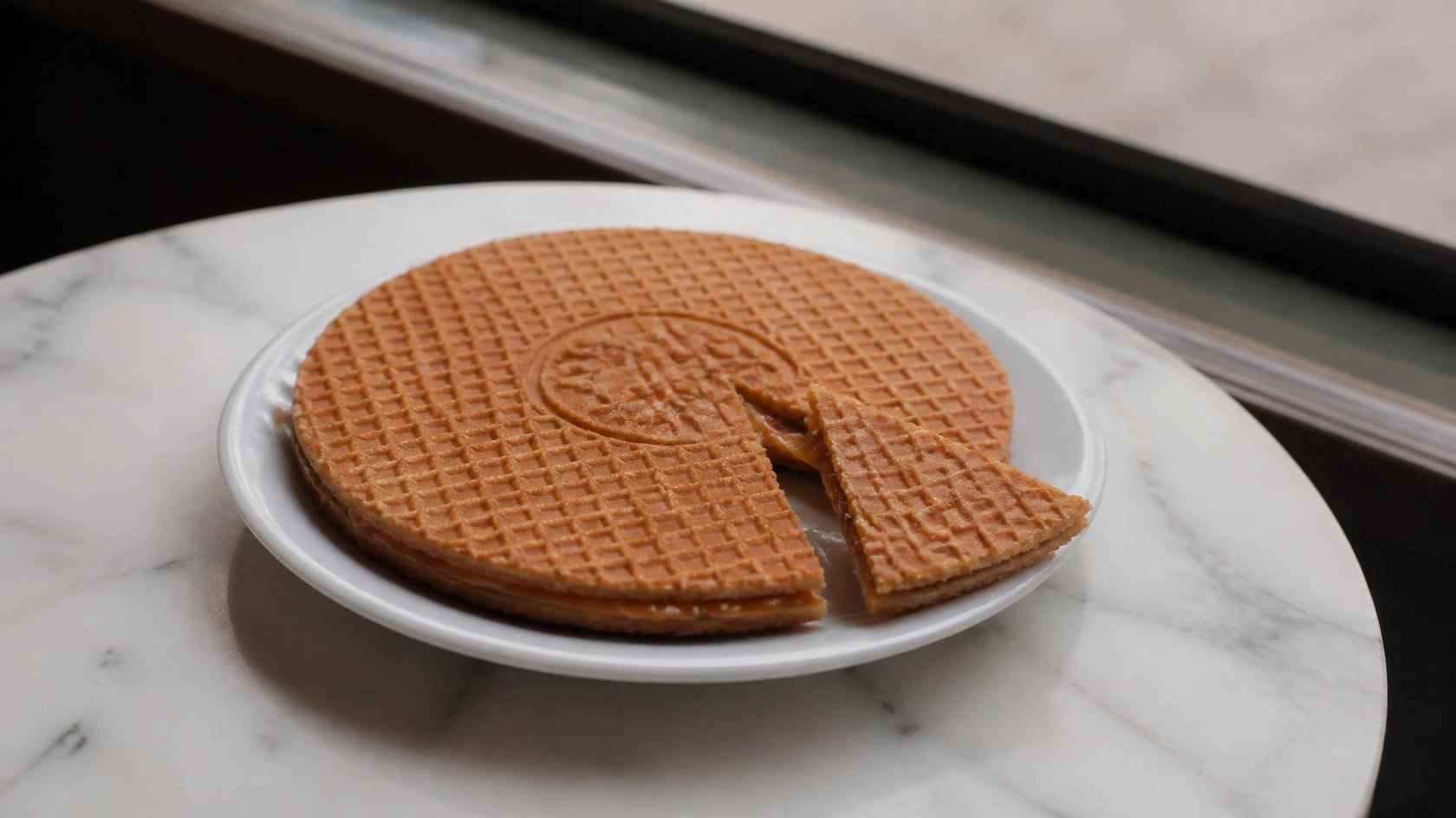 AI-made picture of Koningsstroopwafel
