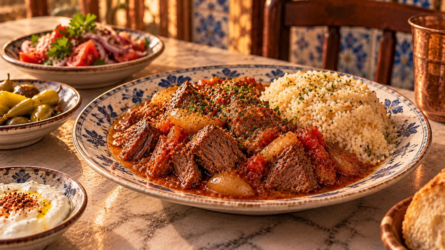 AI-made picture of Tas kebabı