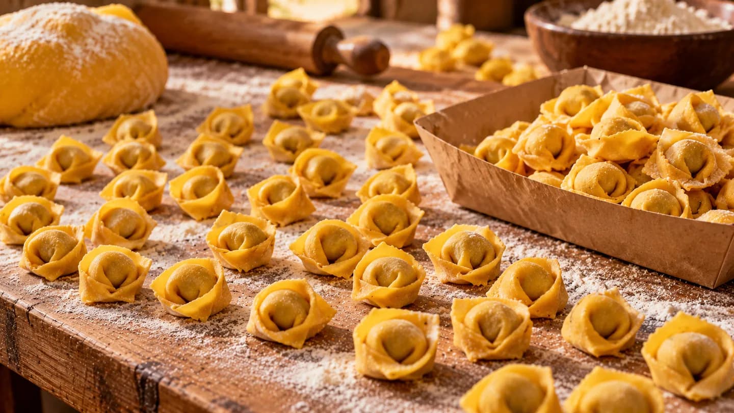 AI-made picture of Tortellini